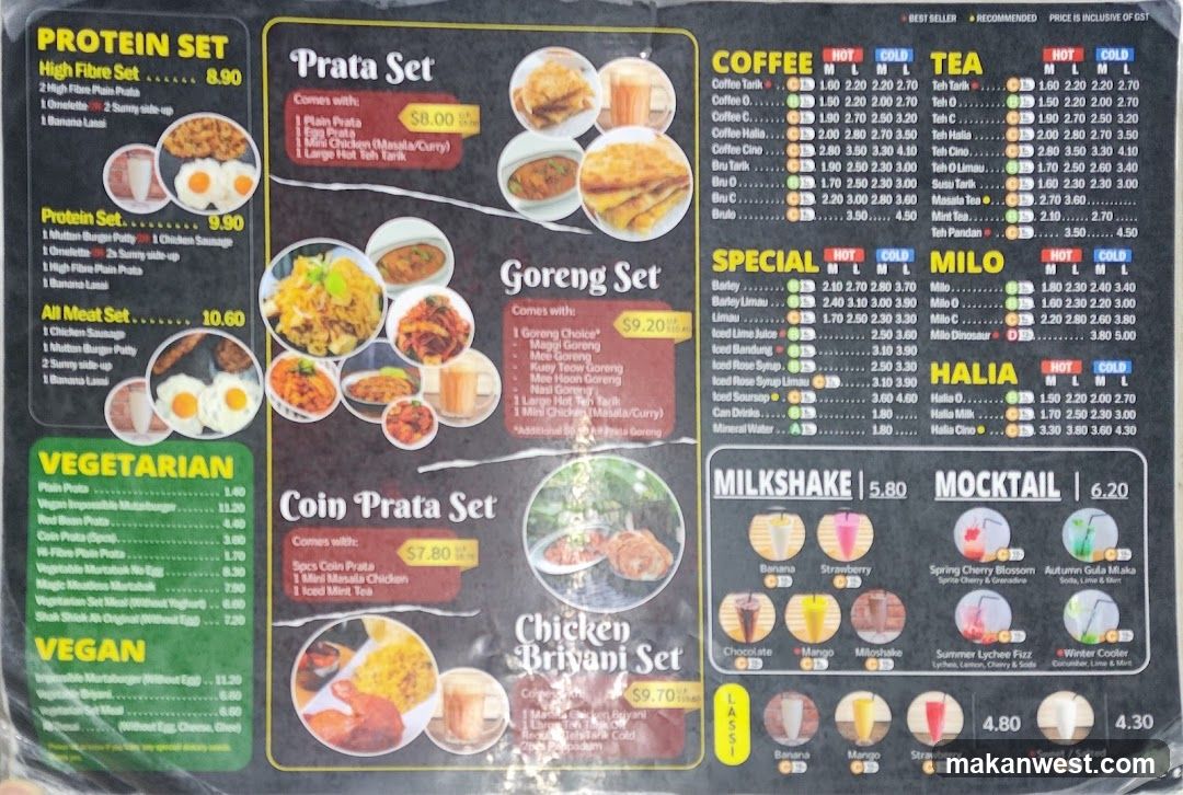 Food Menu Board