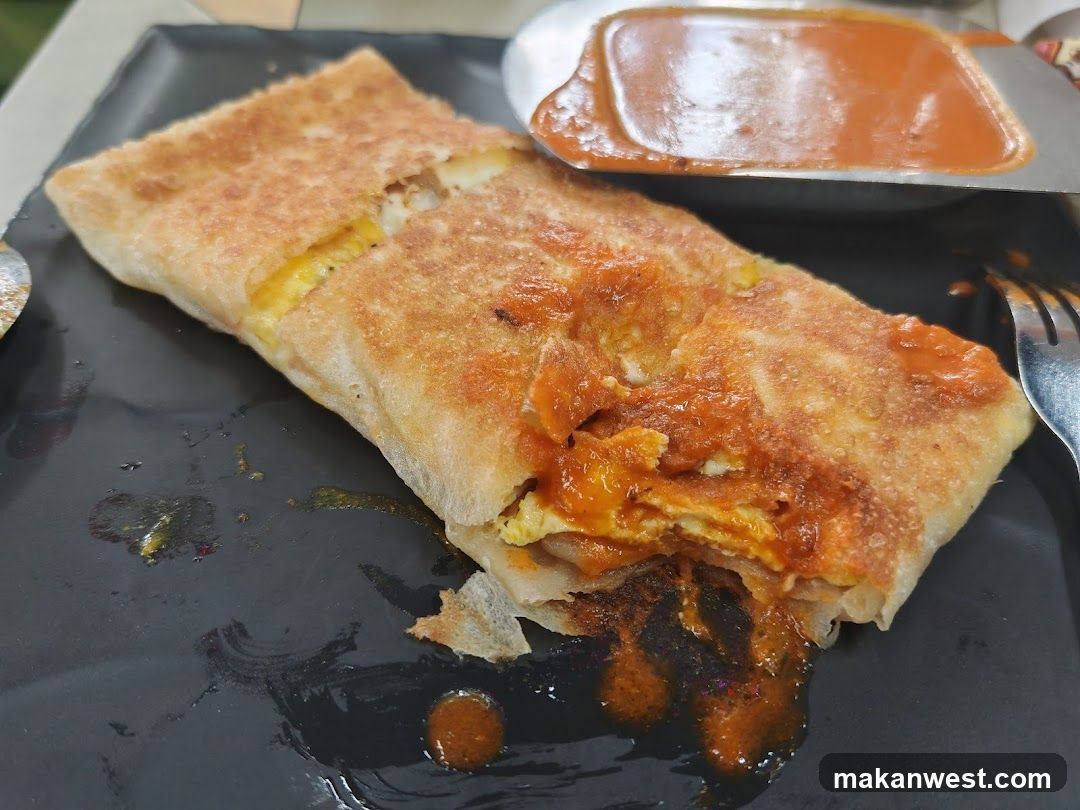 Roti Prata with Sauce