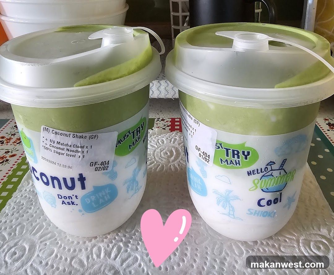 Coconut Shake Cups with Labels
