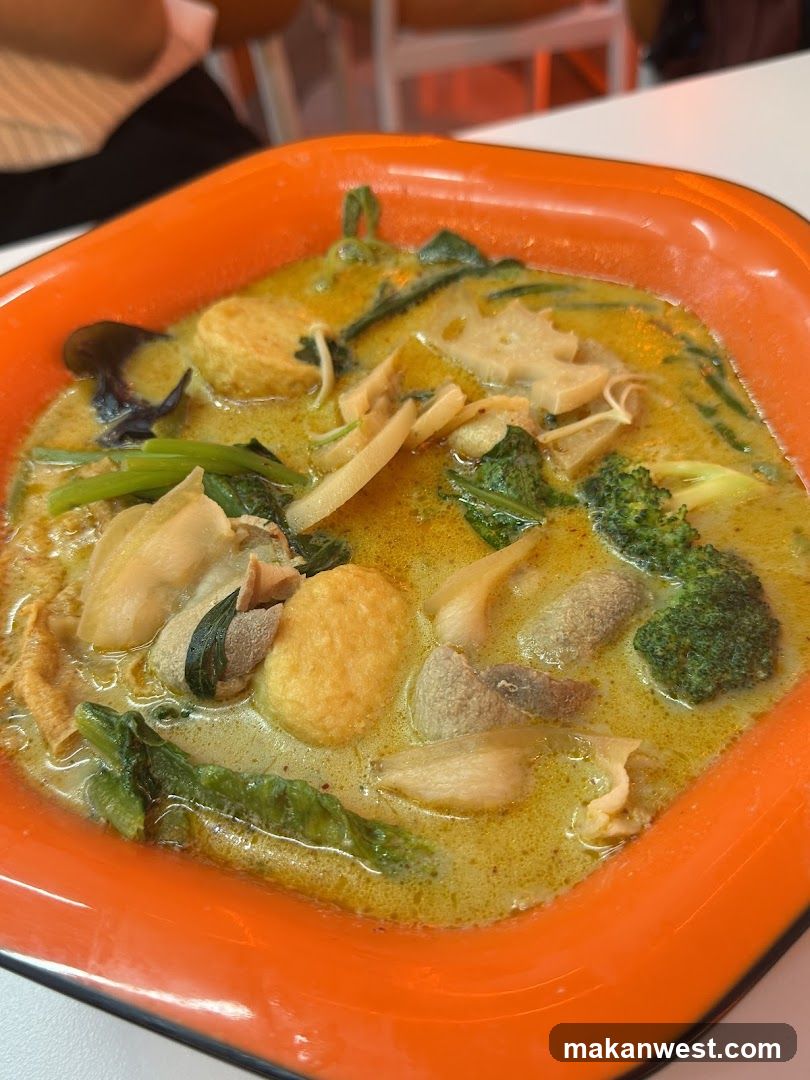Curry Soup with Vegetables and Tofu