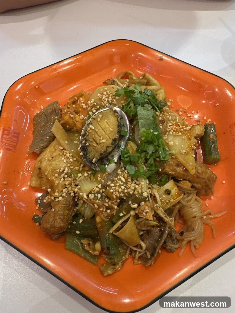 Spicy Seafood Stir Fry with Sesame and Cilantro