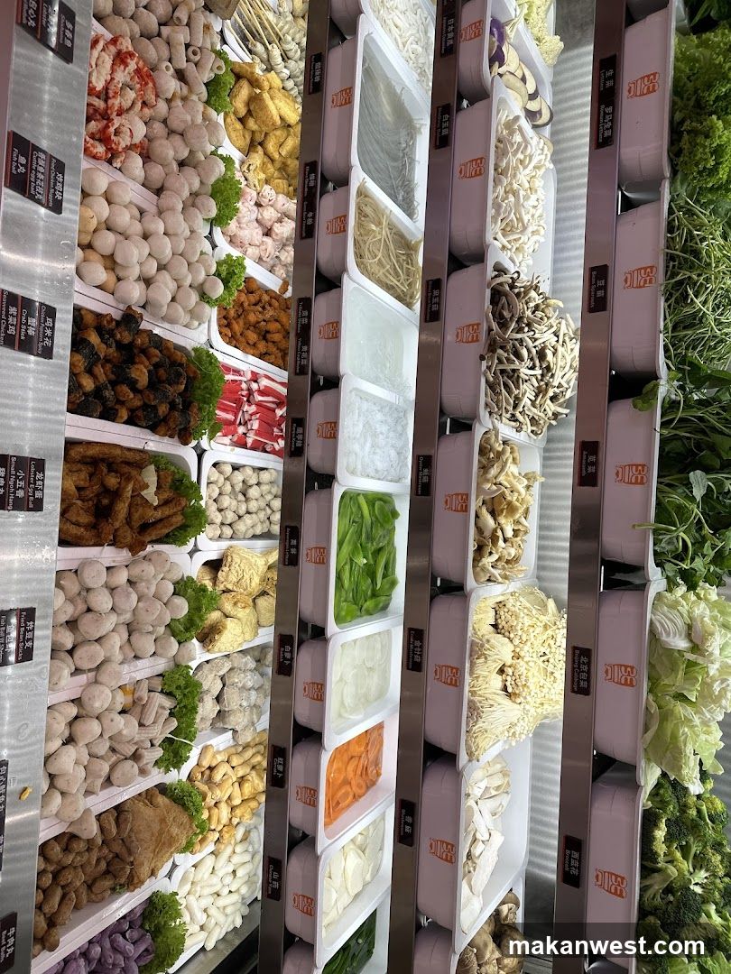 Hot Pot Ingredients Display