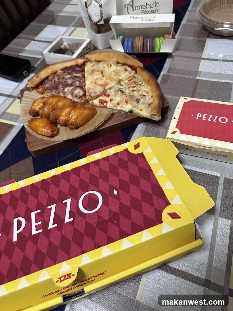 Pizza and Pastry Spread