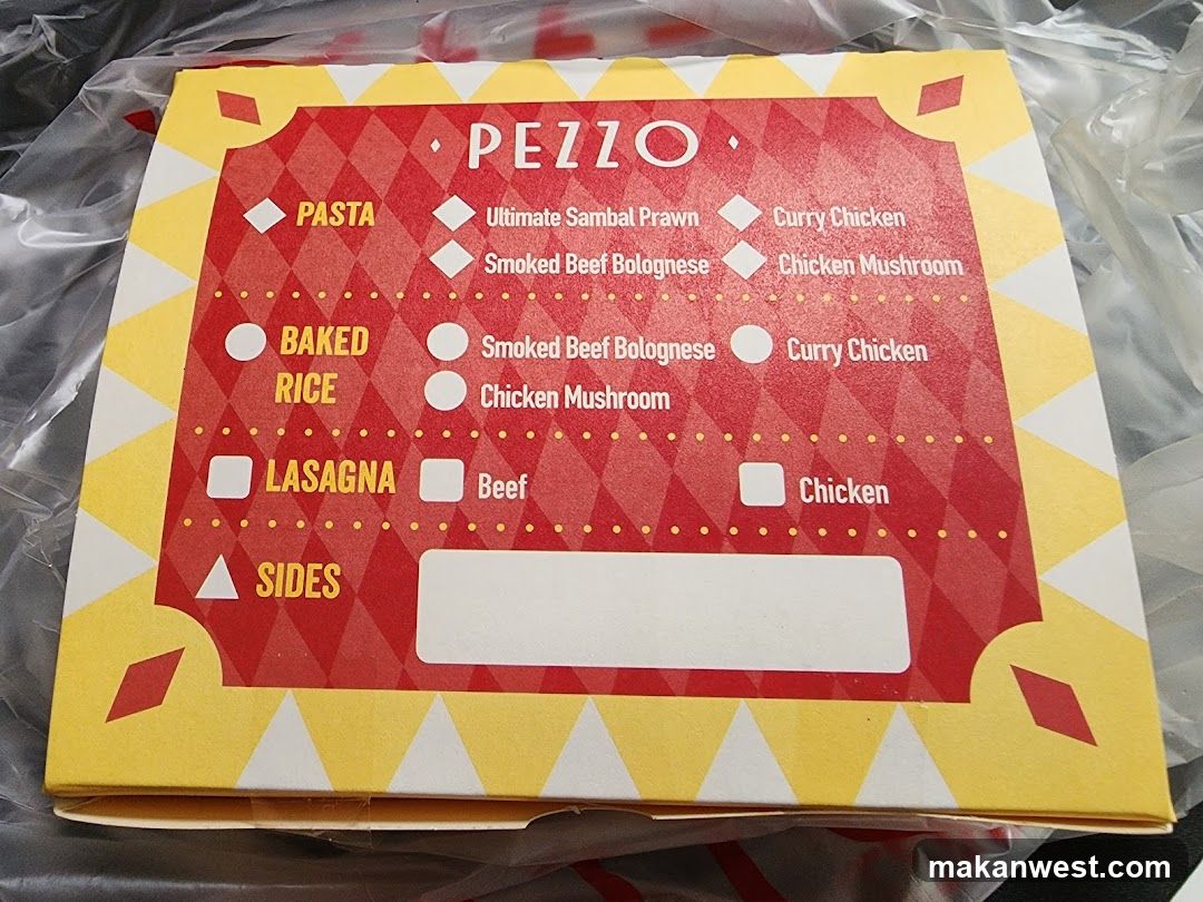 Pezzo Menu Box
