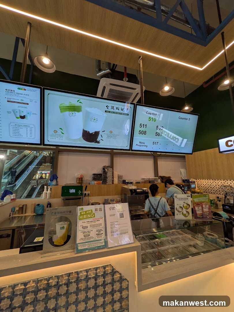 Boba Tea Shop Interior