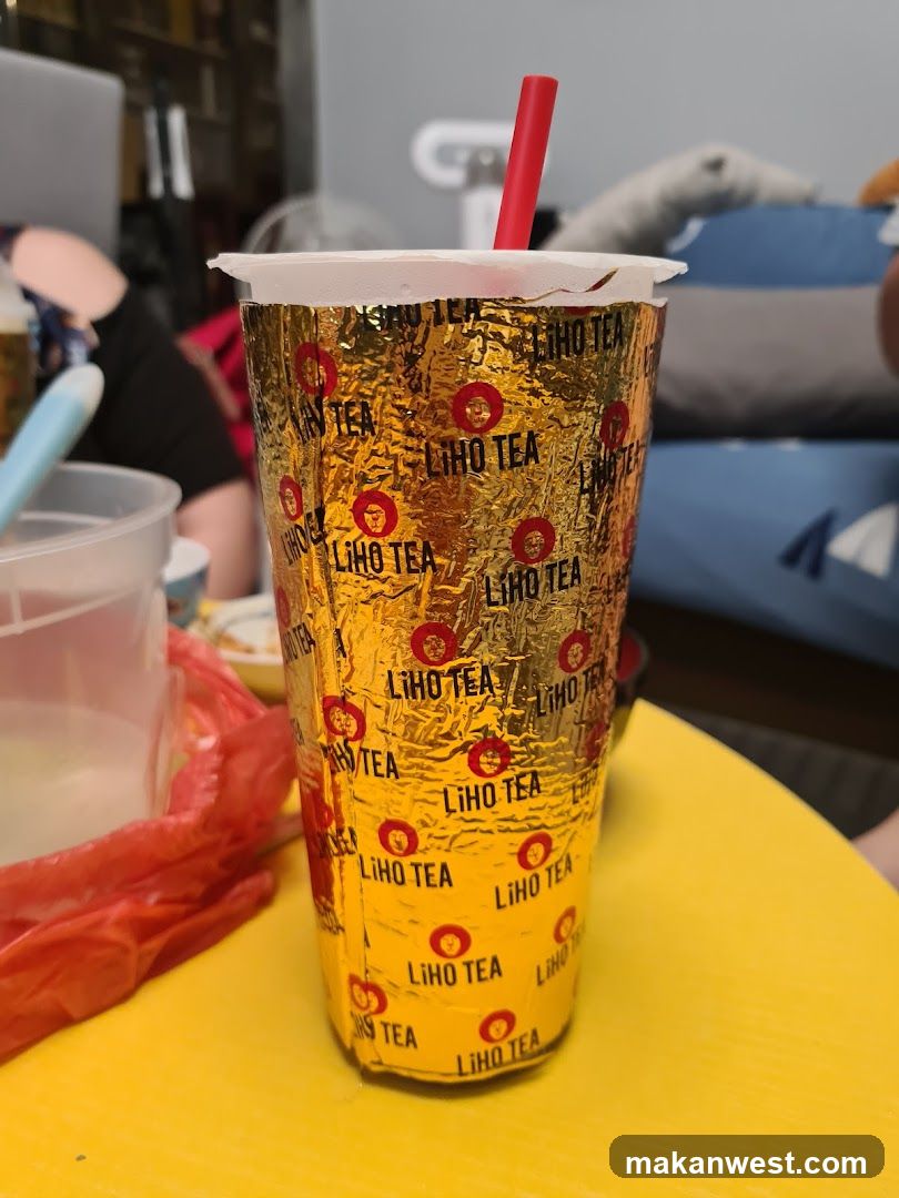 LIHO TEA Cup on Yellow Table