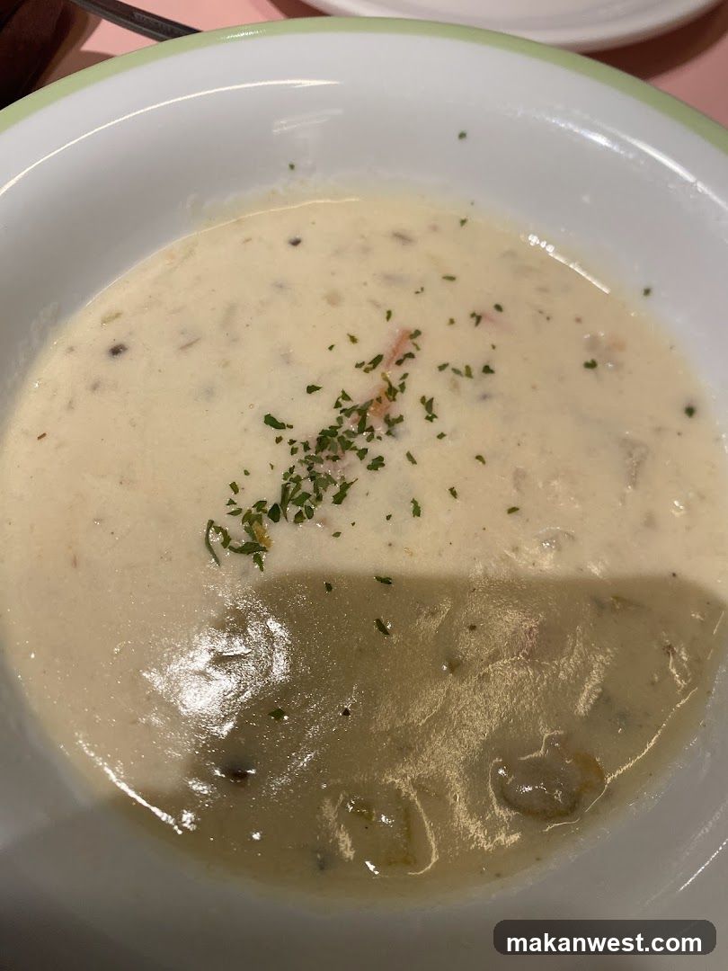 Creamy Soup with Garnish