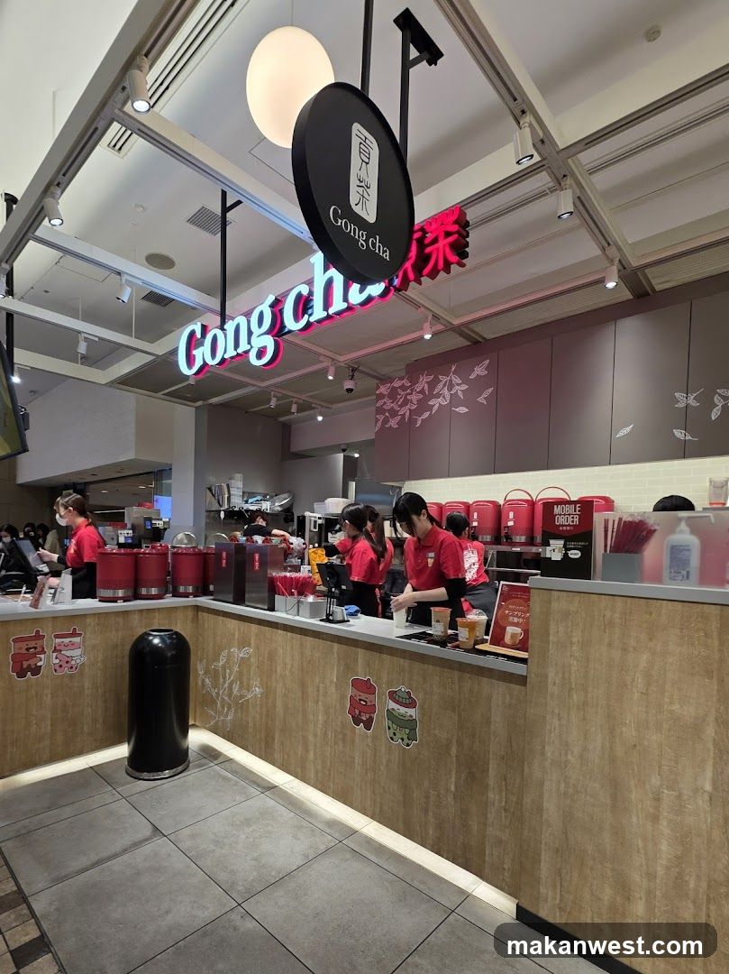 Gong cha interior view