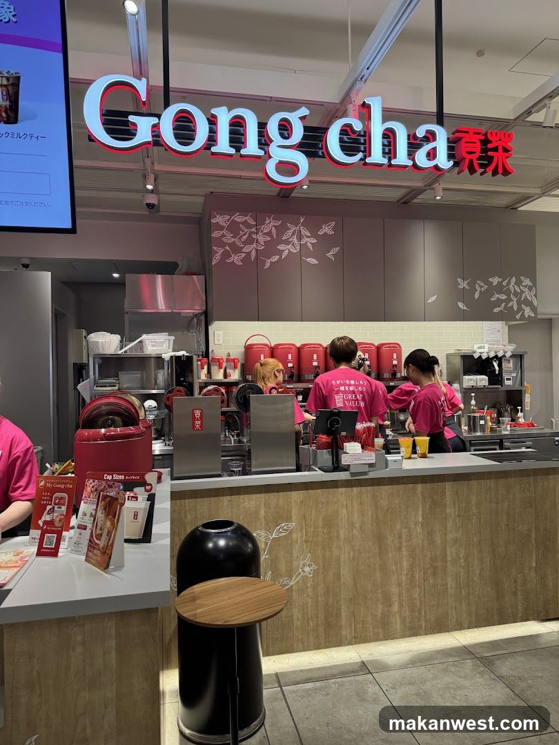 Gong cha interior view