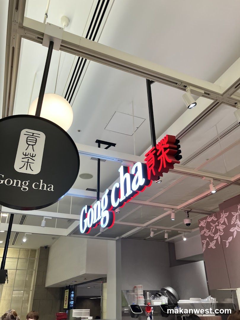 Gong cha interior signage
