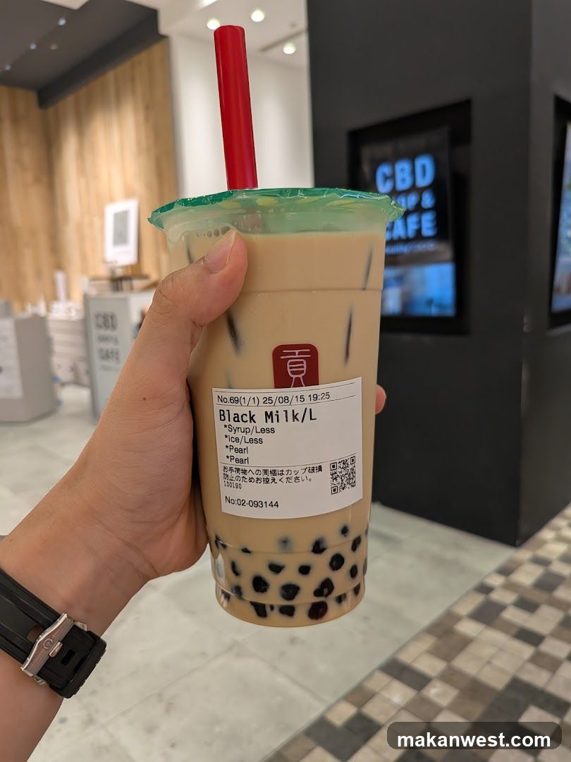 Boba Milk Tea Cup
