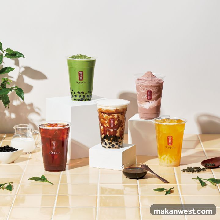 Gong Cha Bubble Tea Display