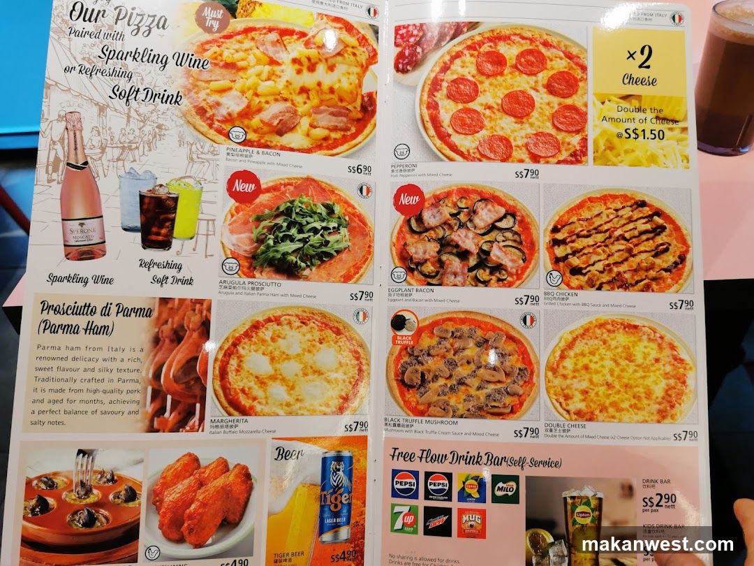 Pizza Menu