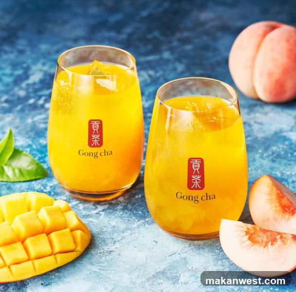 Gong cha Fruit Juice Display