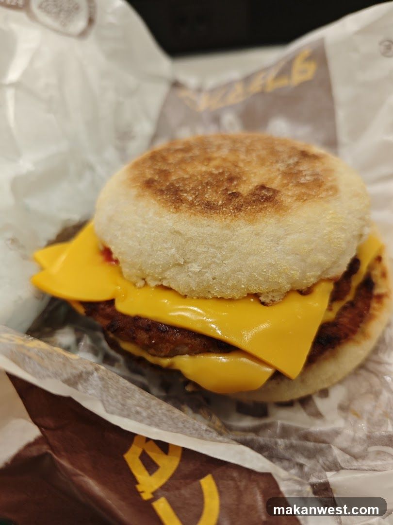 Cheese English Muffin Sandwich