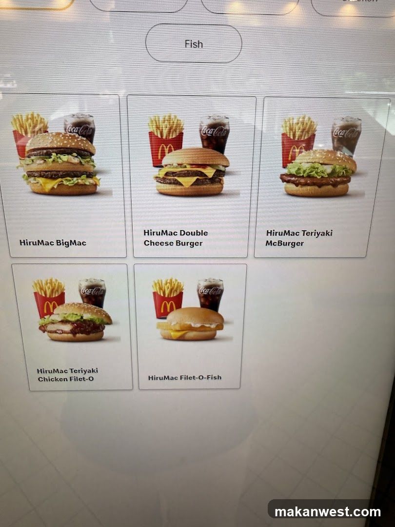 HiruMac Menu Board