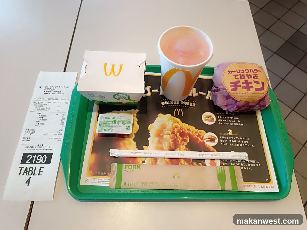 McDonald's Meal Tray