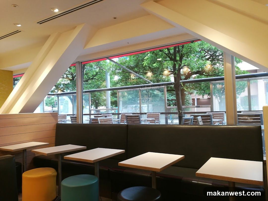 Restaurant Interior with Large Windows
