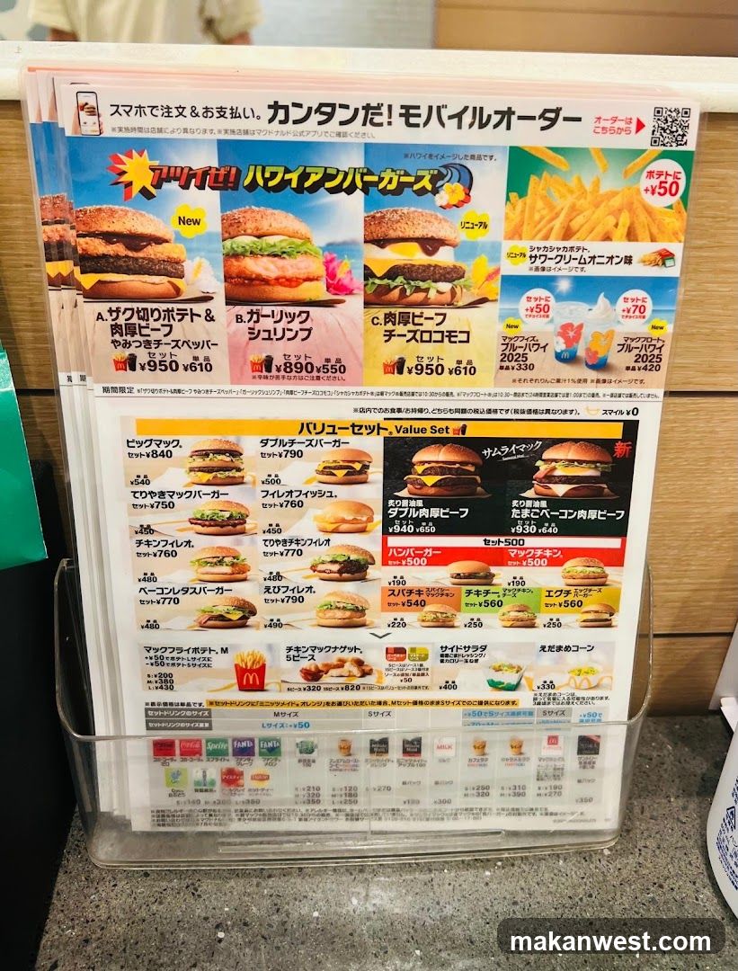 Burger Chain Menu Board