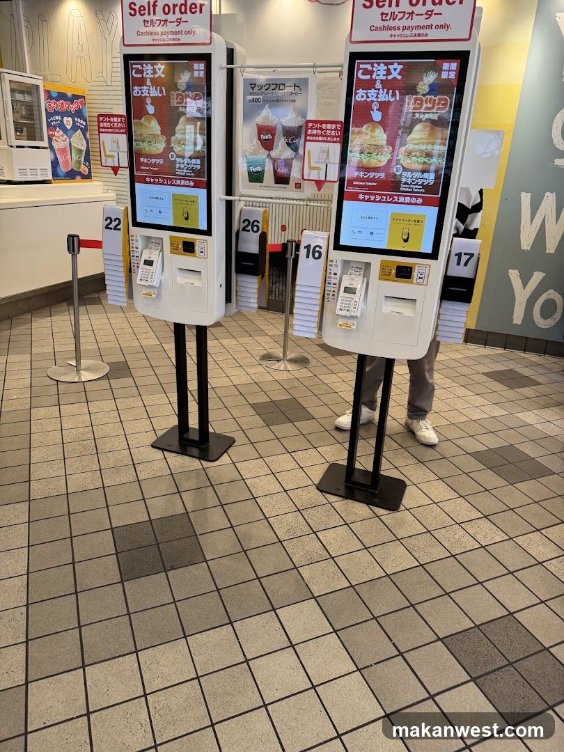 Self Order Kiosk Area