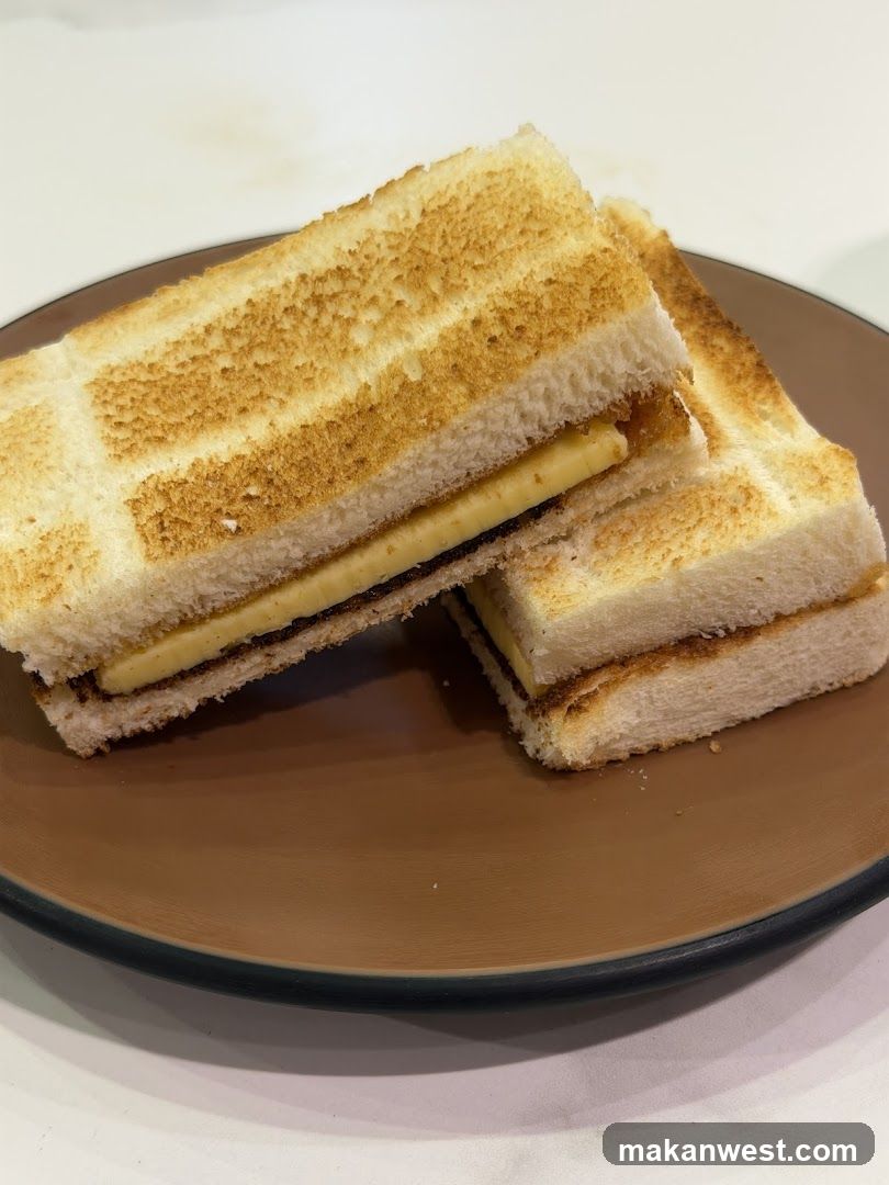 Toasted Sandwich on Plate