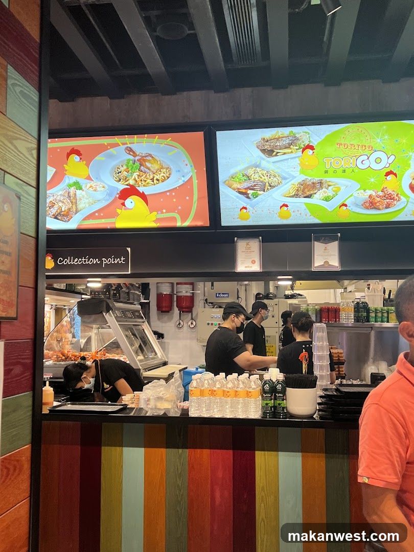 Food Stall Interior View
