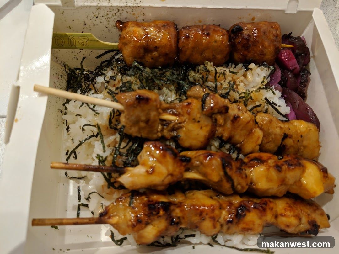 Grilled Skewer Rice Bowl