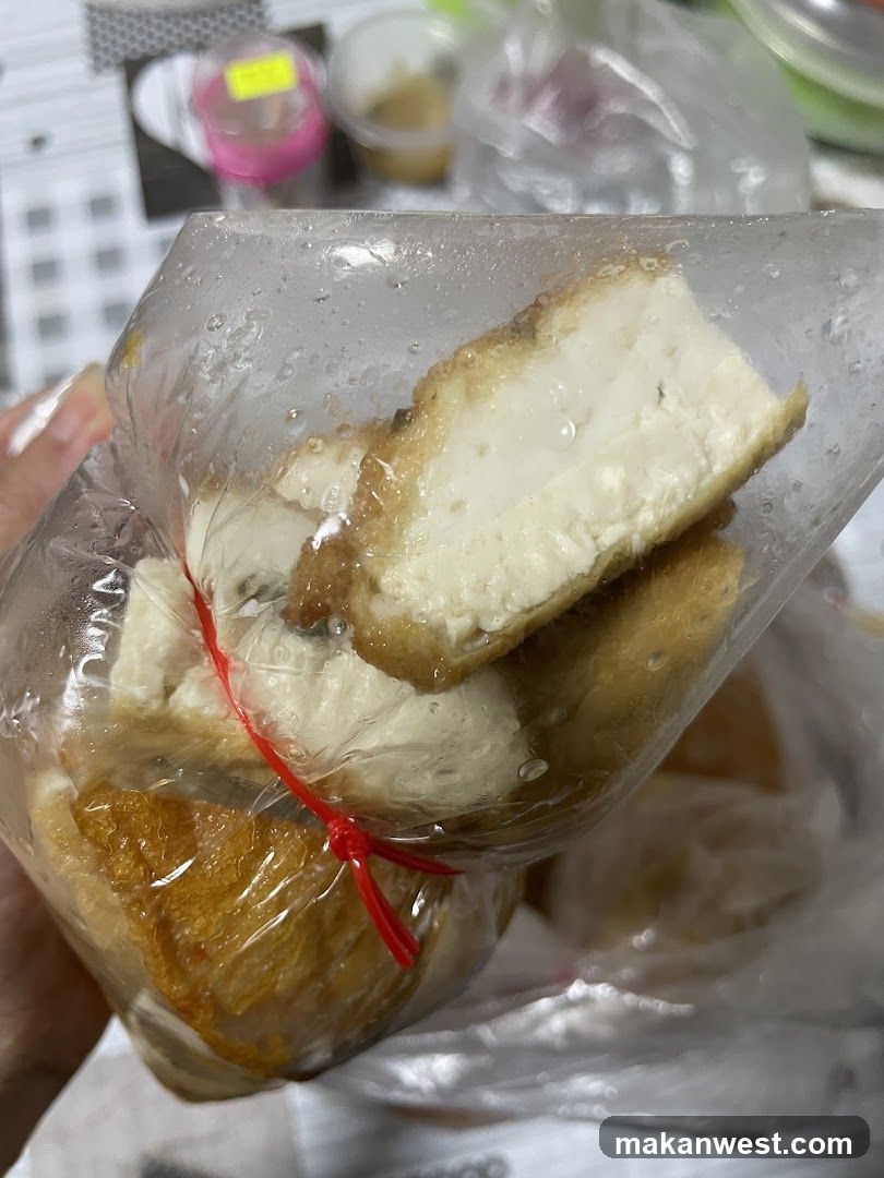 Fried Tofu in Plastic Bag