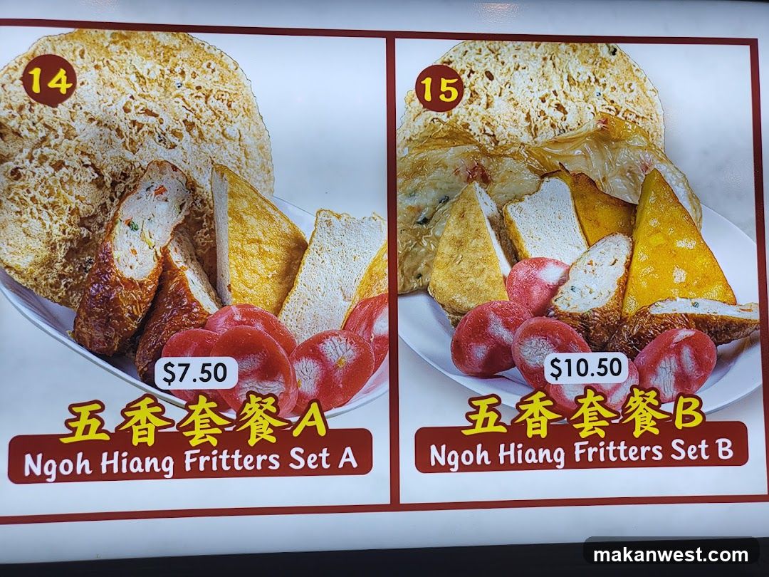 Ngoh Hiang Fritters Set Menu