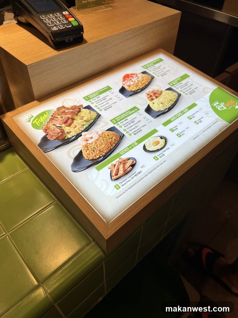 Food Menu Display