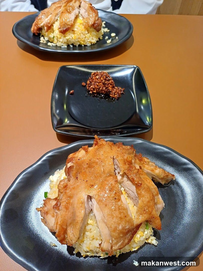 Chicken Rice with Chili Paste