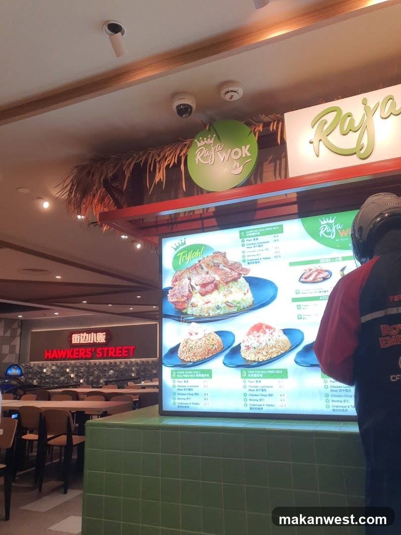 Raja Wok Food Stall Interior