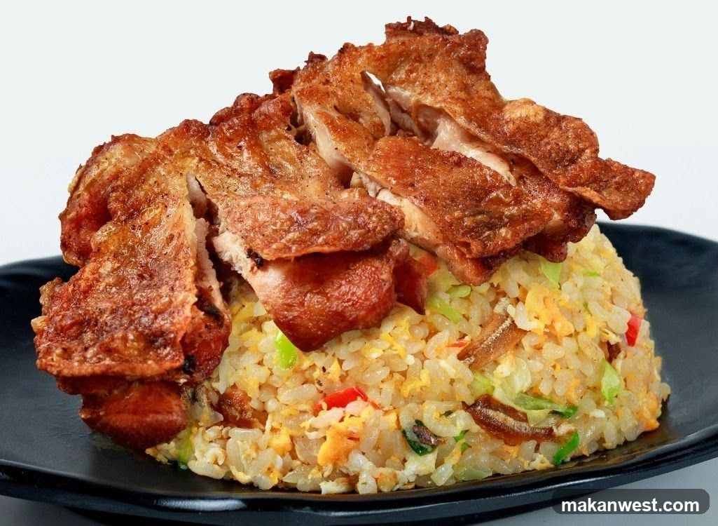 Fried Rice with Roasted Pork