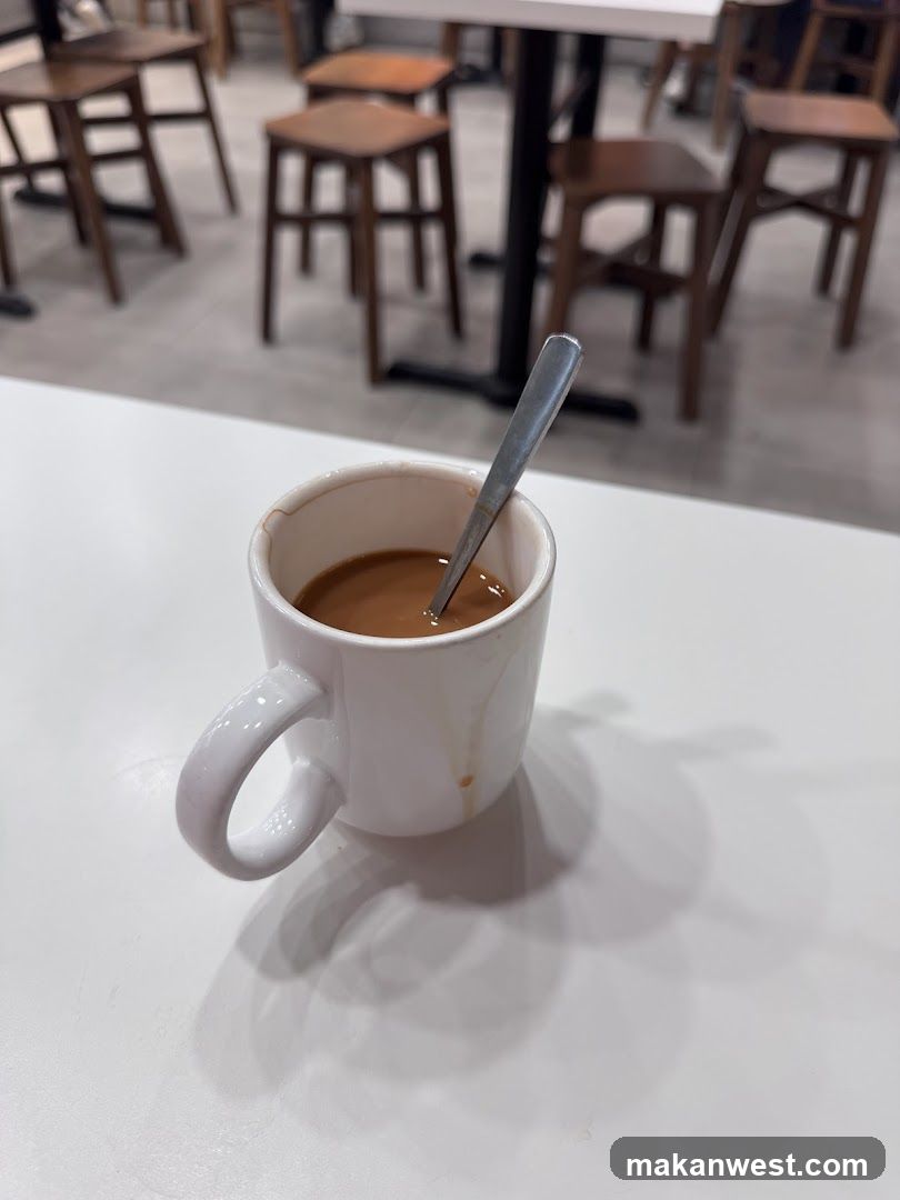 Coffee in a white mug