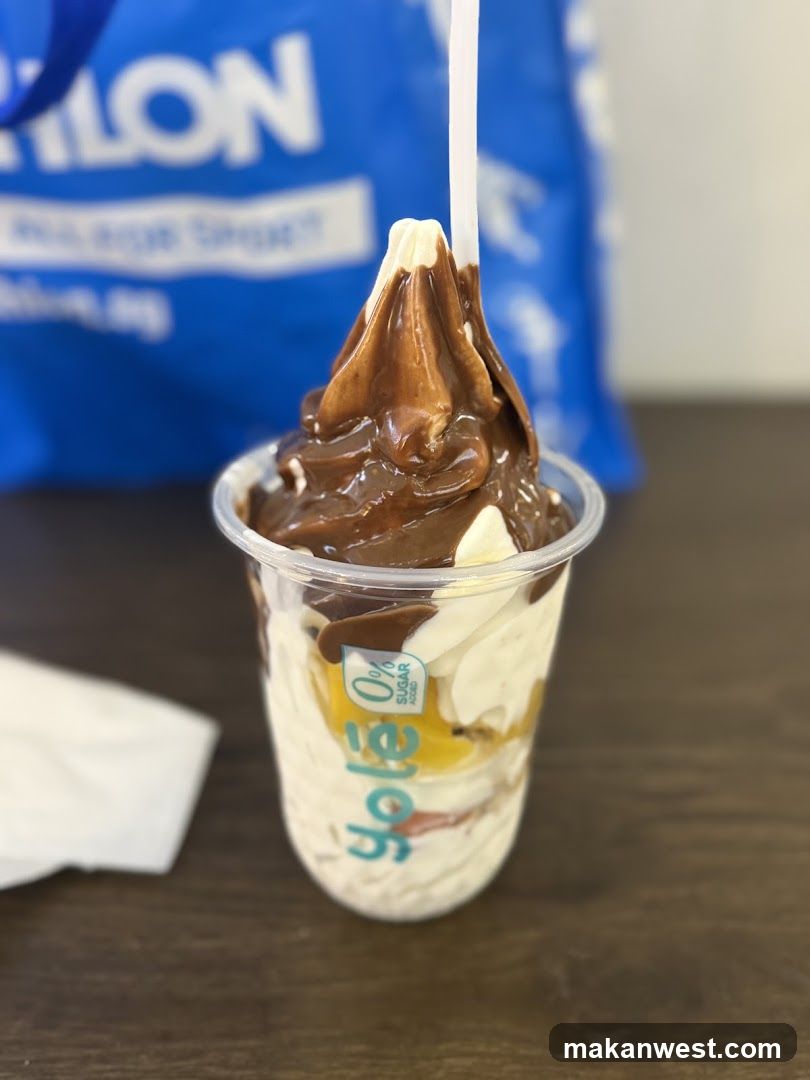 Yolé Dessert Cup with Chocolate Drizzle