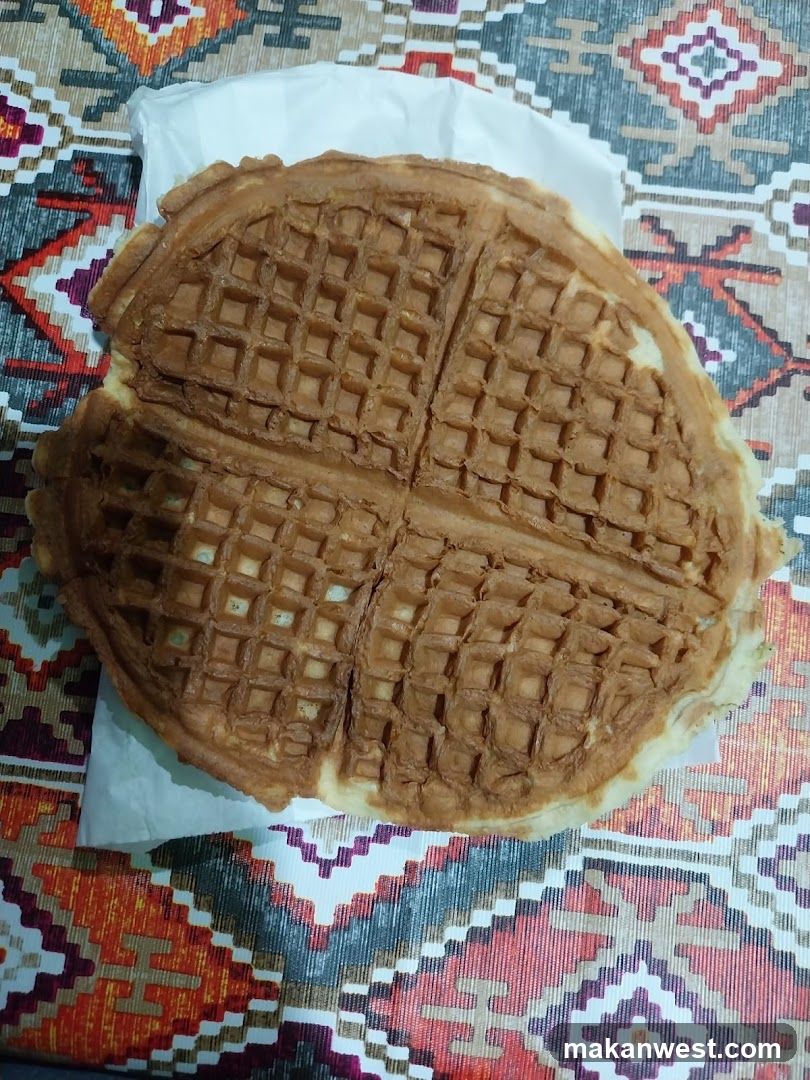 Waffle on Patterned Fabric