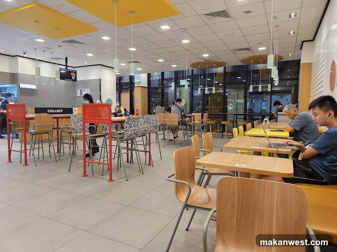 Cafe Interior with Customers