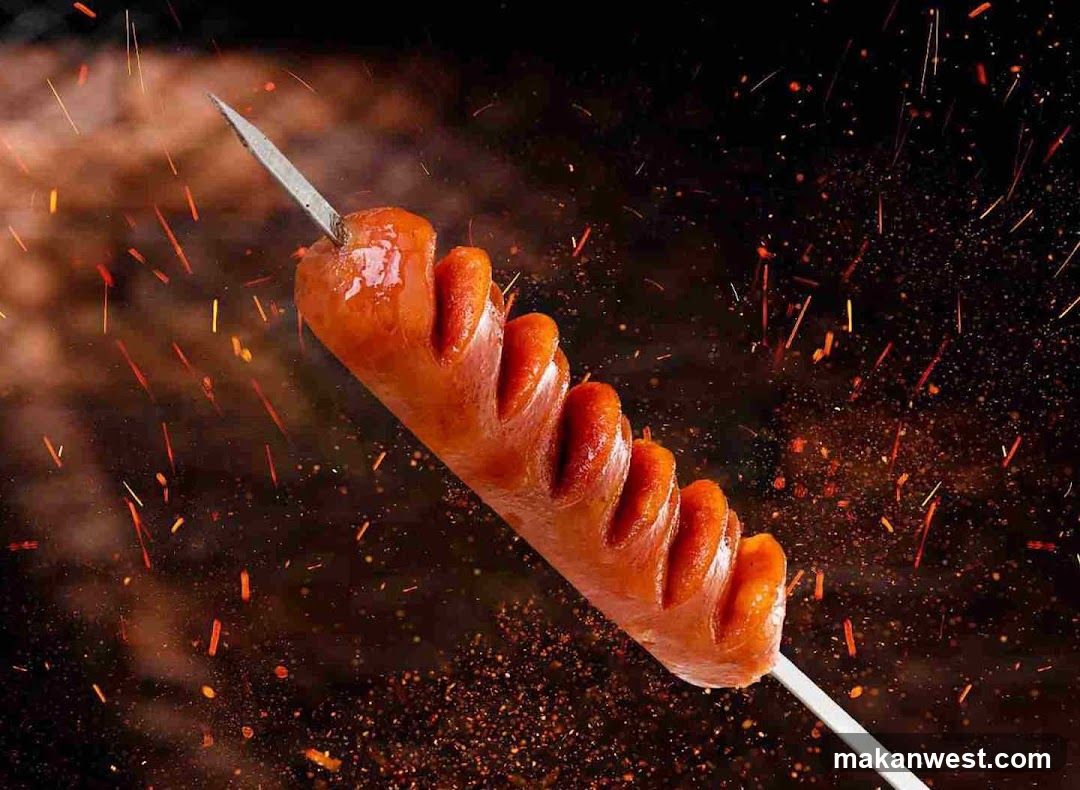 Sausage on Skewer with Sparks