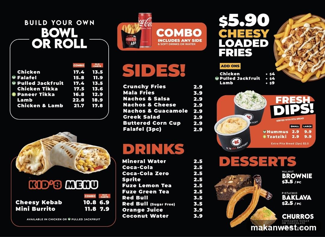 Food Menu Board