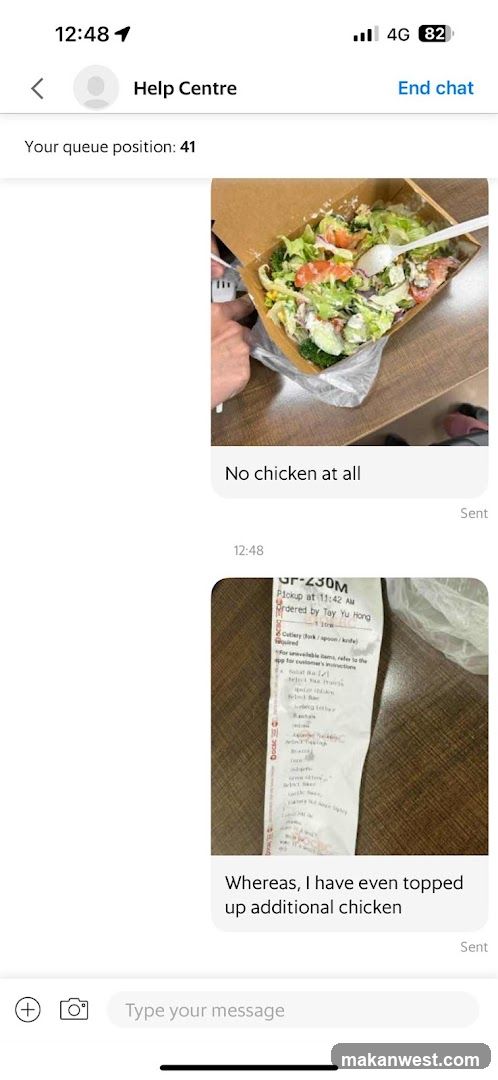 Food Delivery Chat