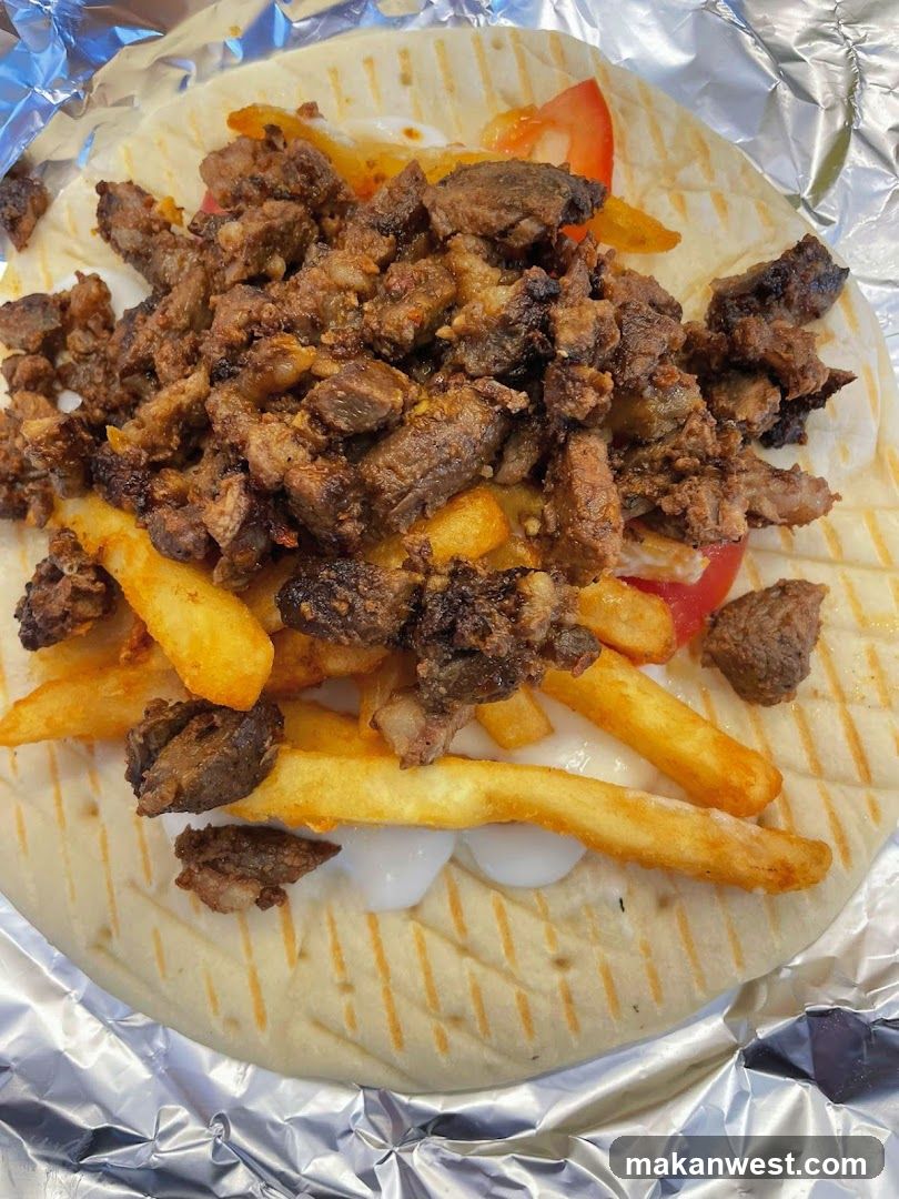 Meat and Fries Wrap