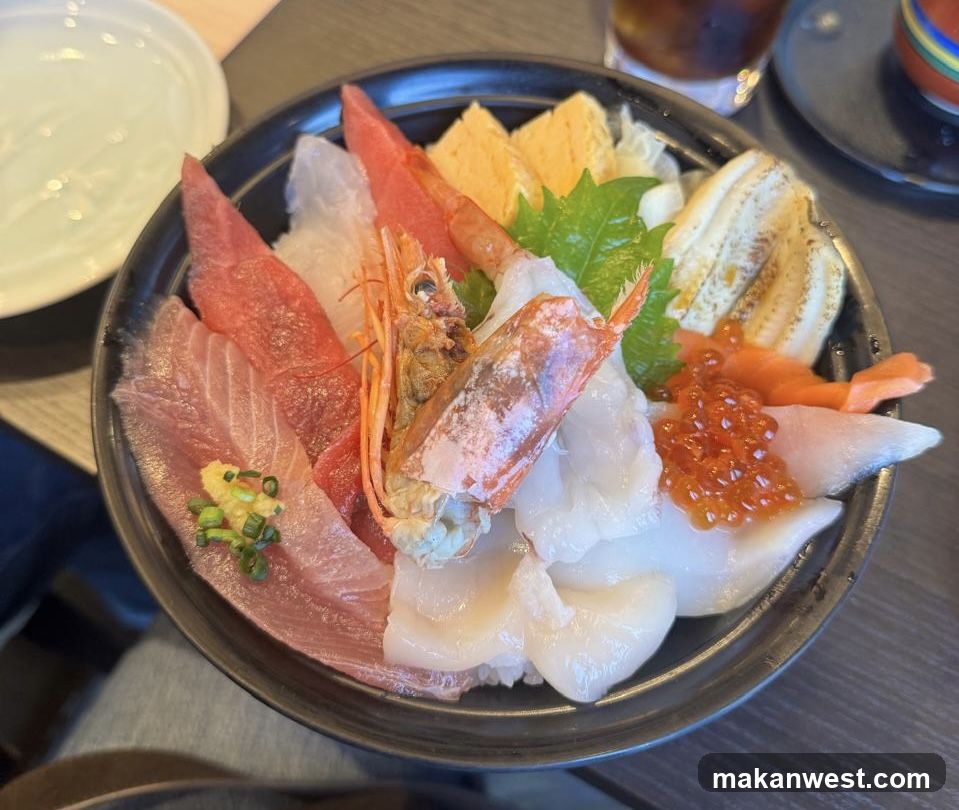 Sashimi Bowl with Seafood and Caviar