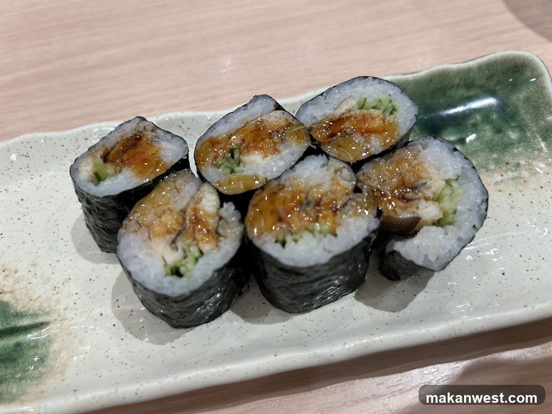 Sushi Rolls on a Plate