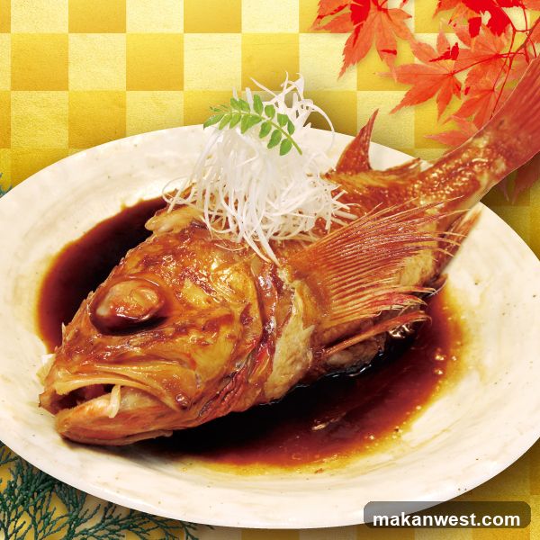 Braised Fish with Garnish