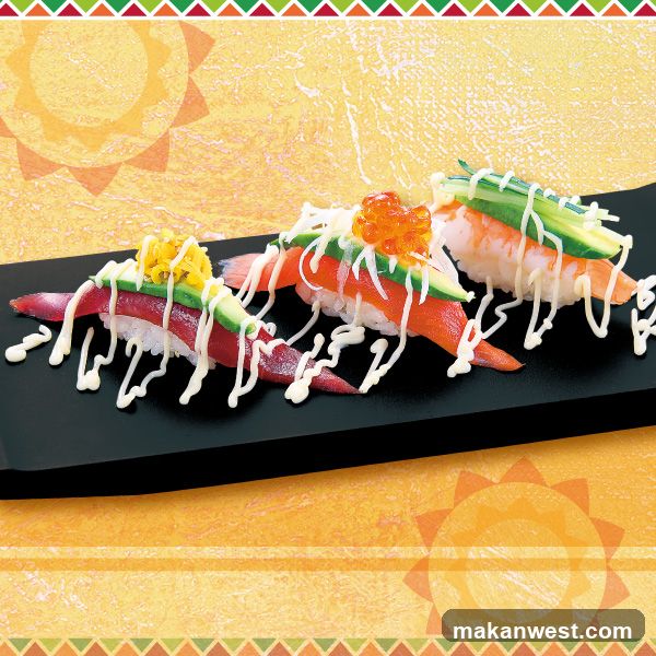 Sushi Platter with Drizzle