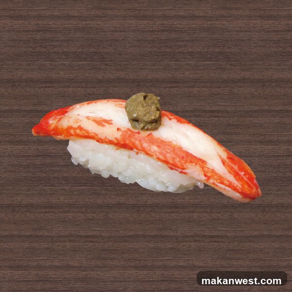Crab Sushi with Wasabi