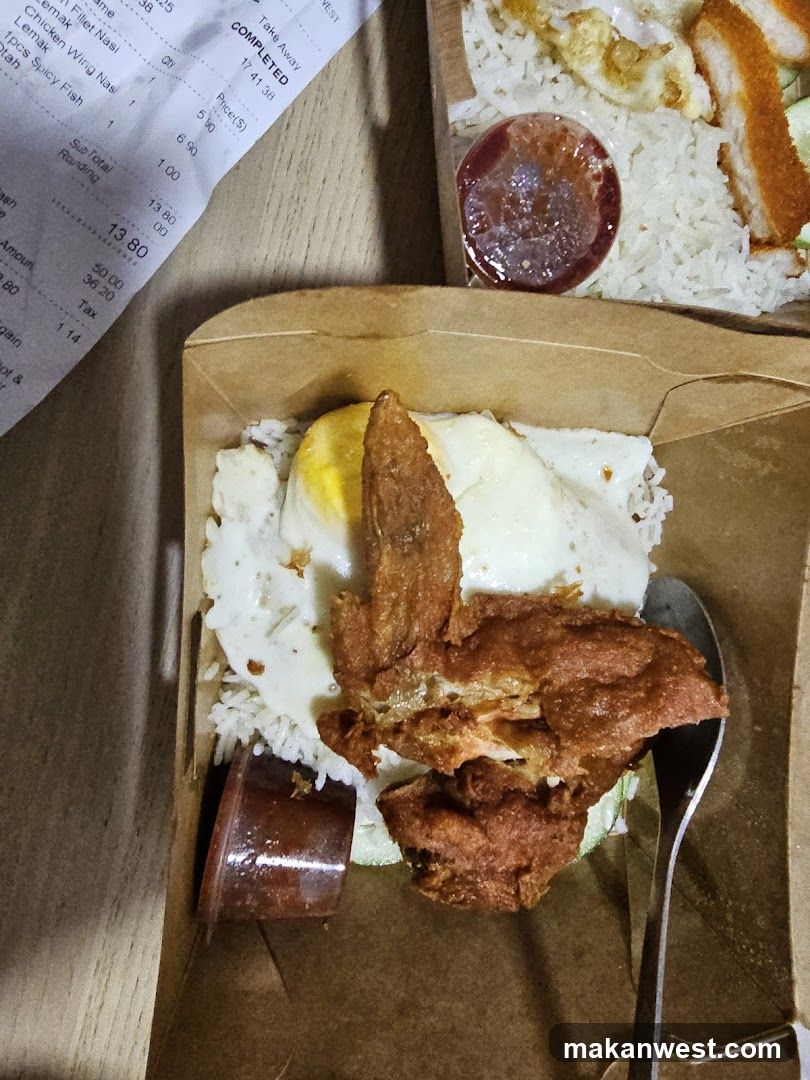 Fried Chicken Rice Meal