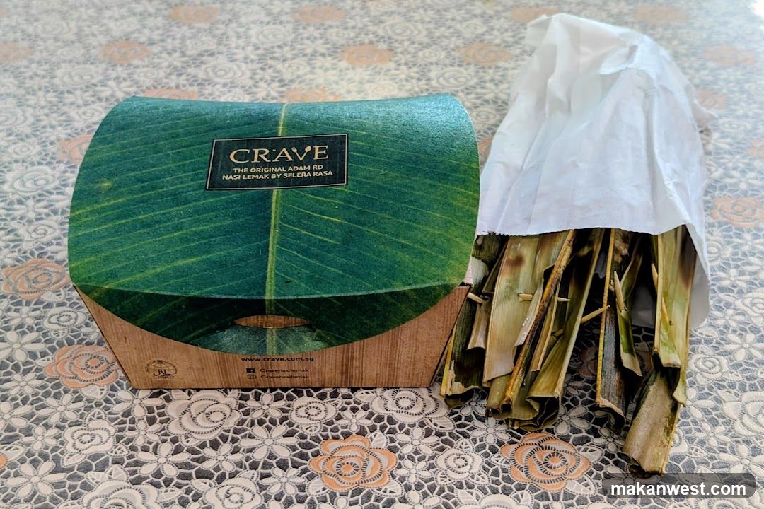 Crave Nasi Lemak Box and Leaves