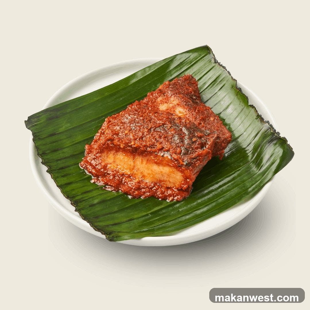 Spiced Fish on Banana Leaf