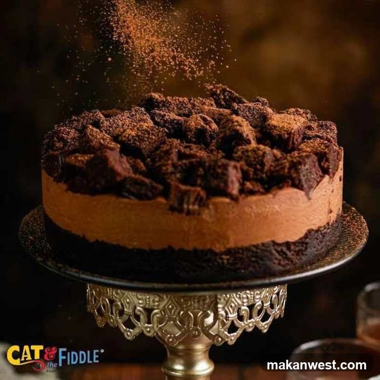 Chocolate Cake with Crumble Topping